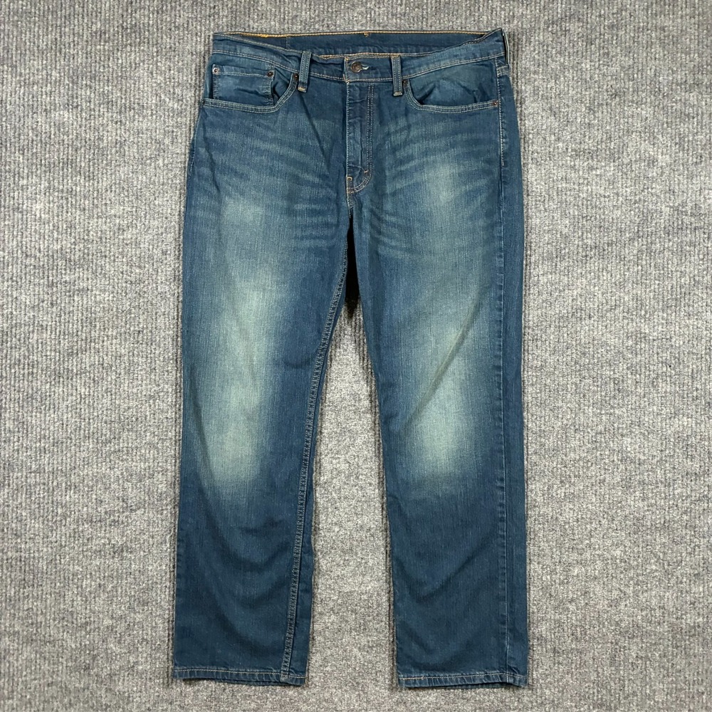 Levi's 559 Mens Straight Jeans Size 36x30 Blue Denim Casual Stretch Mid Rise